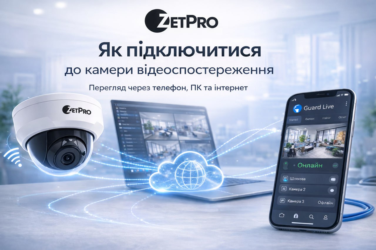 як підключитися до камери відеоспостереження
