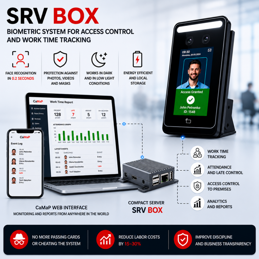 Веб-інтерфейс системи обліку робочого часу та контролю персоналу SRV Box